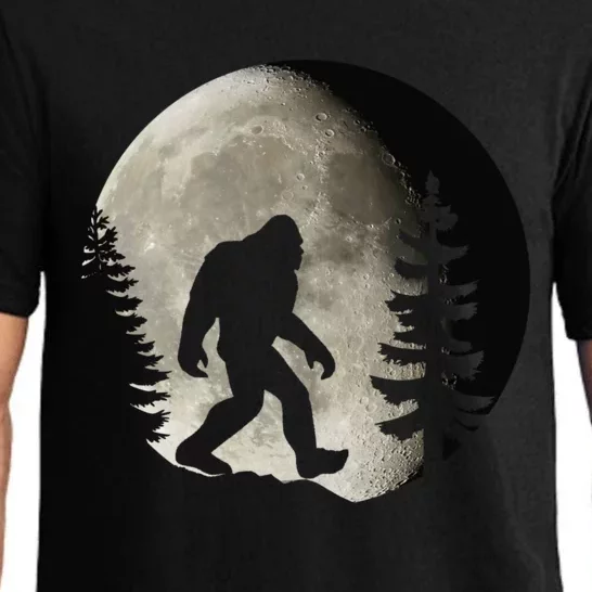 Bigfoot, Sasquatch, Yeti, Moon Pajama Set