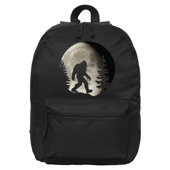 Bigfoot, Sasquatch, Yeti, Moon 16 in Basic Backpack