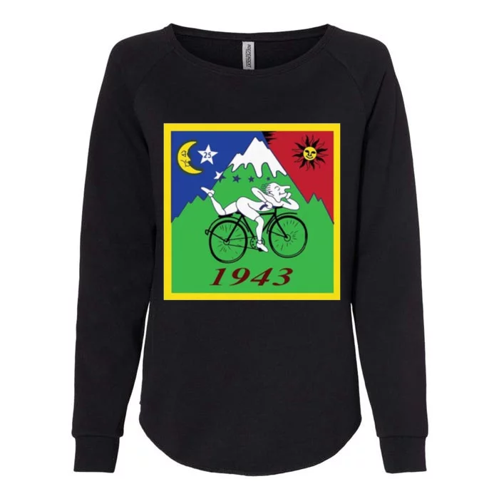 Bike Trip 1943 Lsd Acid Dr Albert Hofmann Womens California Wash Sweatshirt