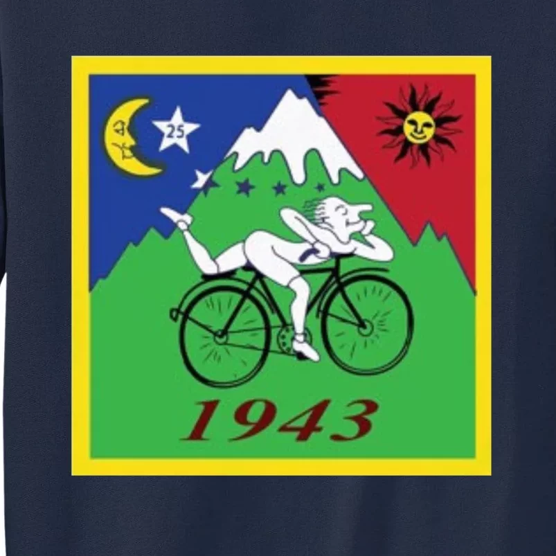 Bike Trip 1943 Lsd Acid Dr Albert Hofmann Tall Sweatshirt