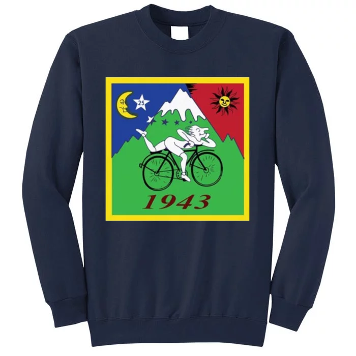 Bike Trip 1943 Lsd Acid Dr Albert Hofmann Tall Sweatshirt