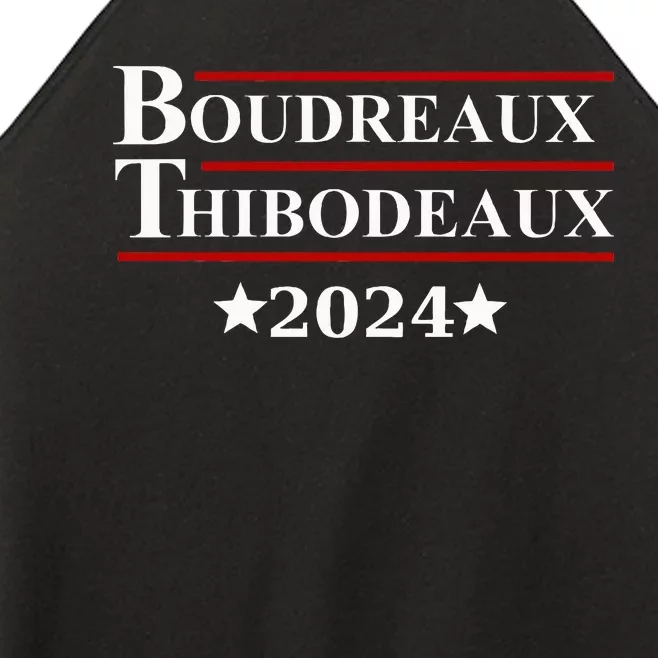 Boudreaux & Thibodeaux 2024 Funny Louisiana Election Women’s Perfect Tri Rocker Tank