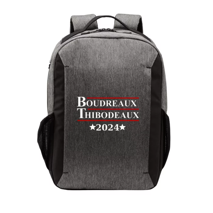 Boudreaux & Thibodeaux 2024 Funny Louisiana Election Vector Backpack