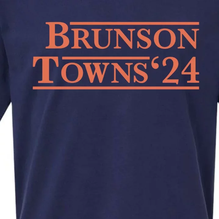 Brunson Towns 24 Sueded Cloud Jersey T-Shirt