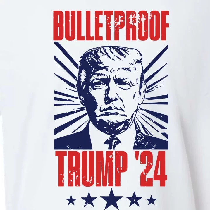 Bulletproof Trump 2024 Donald Trump Assassination Sueded Cloud Jersey T-Shirt