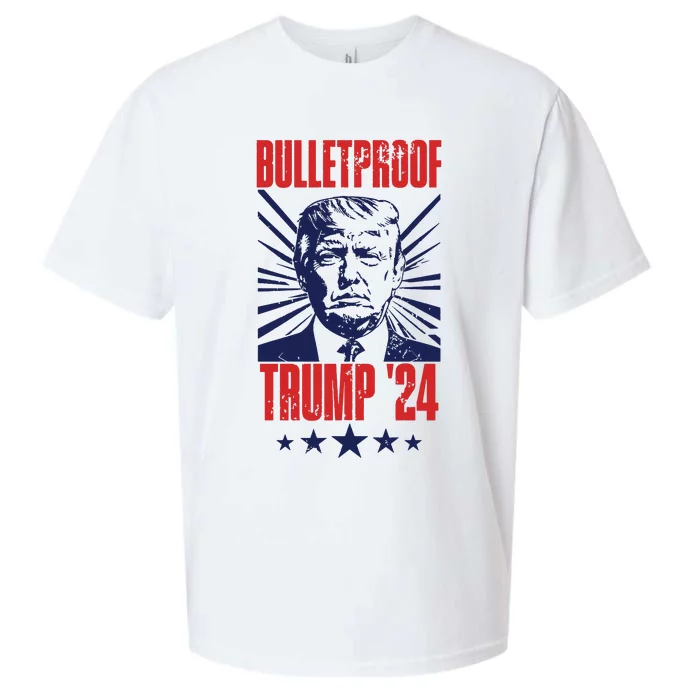 Bulletproof Trump 2024 Donald Trump Assassination Sueded Cloud Jersey T-Shirt