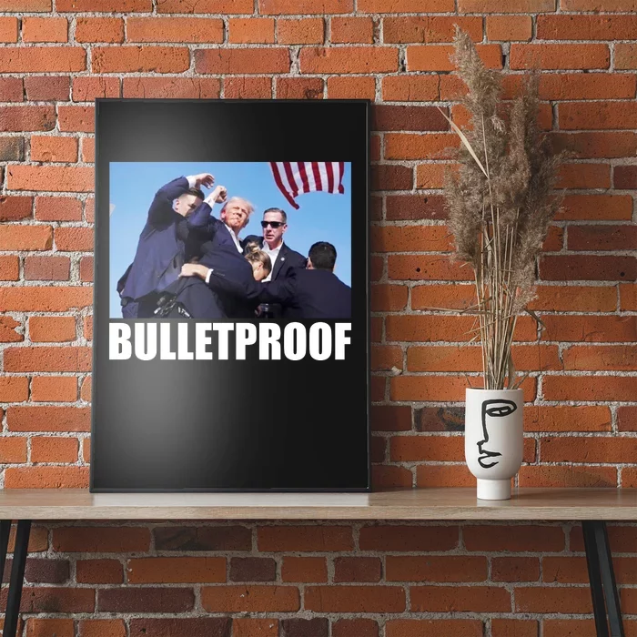 Bulletproof Trump 2024 Take America Back Pennsylvania Rally Poster