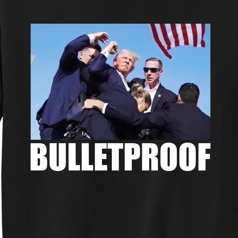 Bulletproof Trump 2024 Take America Back Pennsylvania Rally Tall Sweatshirt