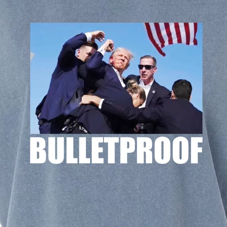 Bulletproof Trump 2024 Take America Back Pennsylvania Rally Garment-Dyed Women's Muscle Tee