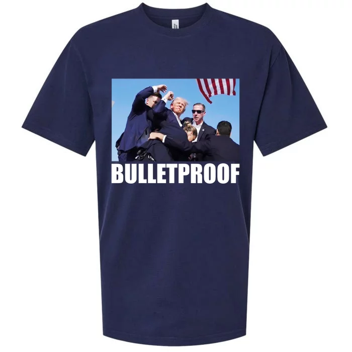 Bulletproof Trump 2024 Take America Back Pennsylvania Rally Sueded Cloud Jersey T-Shirt