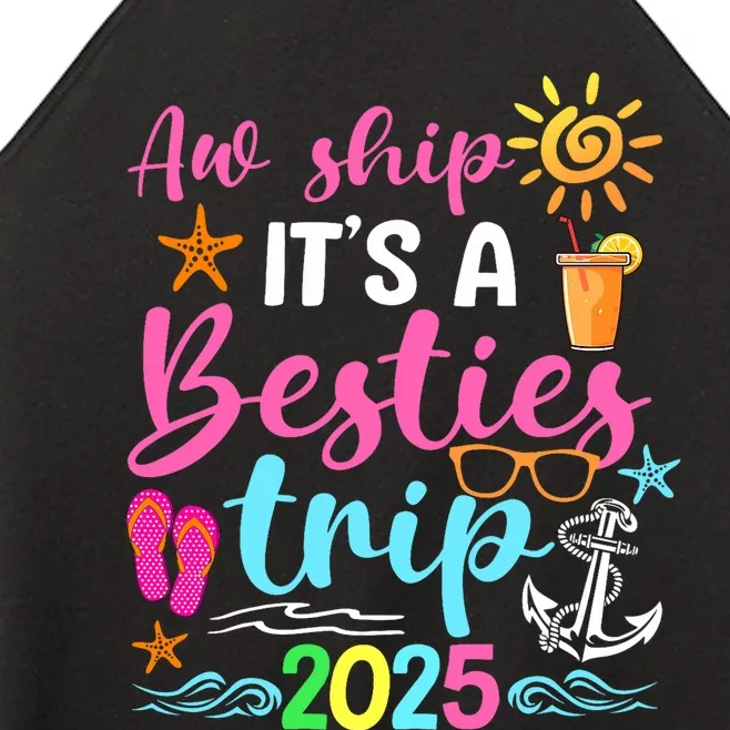 Besties Trip 2025 Friend Cruise Trip Summer Vacation Women’s Perfect Tri Rocker Tank