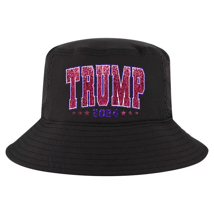 Bling Trump 2024 President Make America Trump Again Cool Comfort Performance Bucket Hat