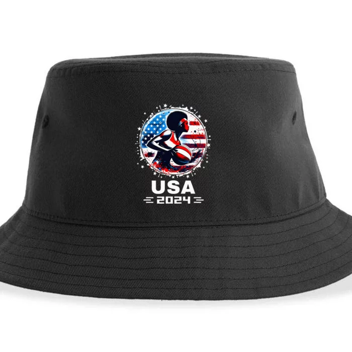 Basketball Team 2024 Basketball 2024 Usa Team 2024 Sustainable Bucket Hat