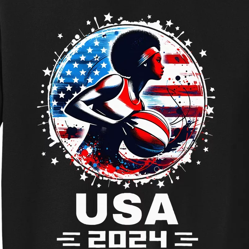 Basketball Team 2024 Basketball 2024 Usa Team 2024 Tall Sweatshirt