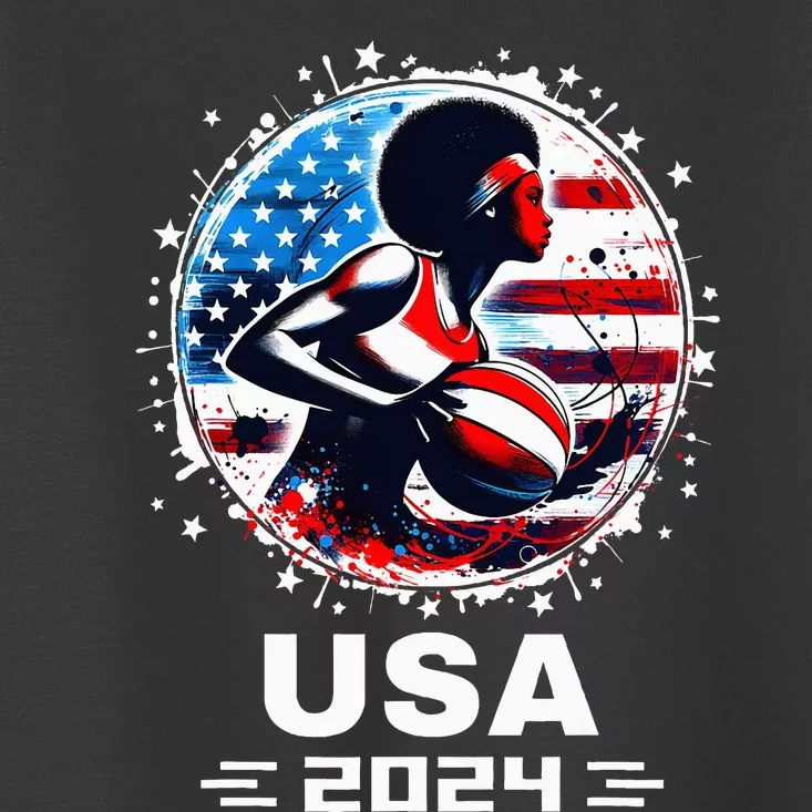 Basketball Team 2024 Basketball 2024 Usa Team 2024 Toddler T-Shirt