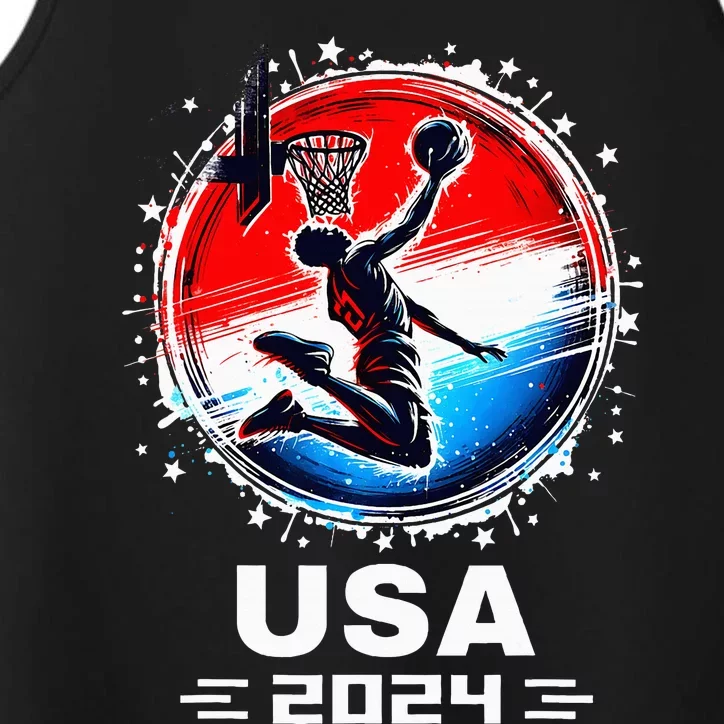 Basketball Team 2024 Basketball Apparel 2024 Usa Team 2024 Performance Tank