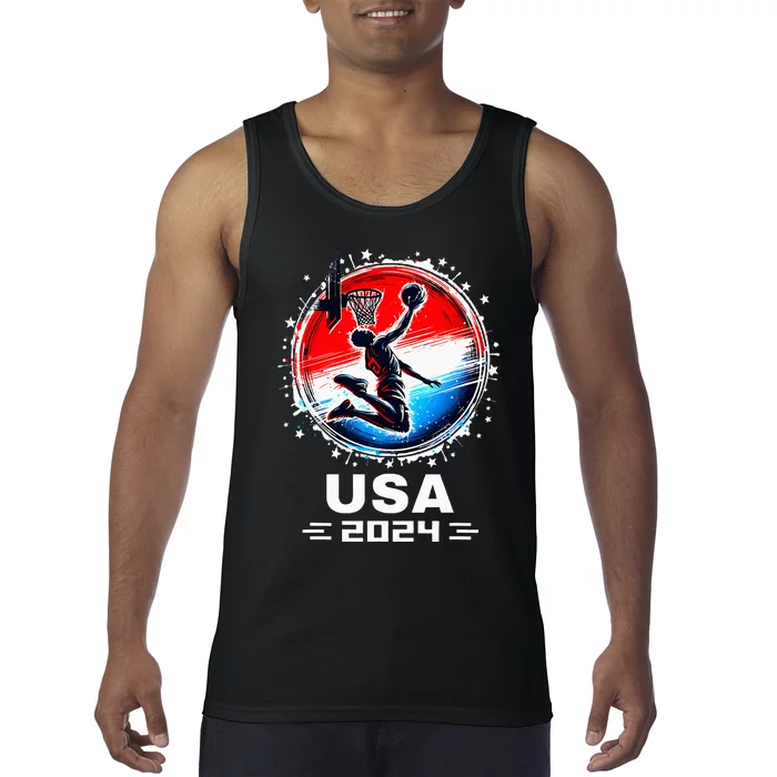 Basketball Team 2024 Basketball Apparel 2024 Usa Team 2024 Tank Top