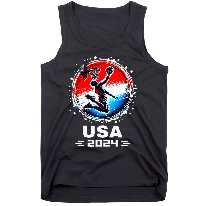 Basketball Team 2024 Basketball Apparel 2024 Usa Team 2024 Tank Top