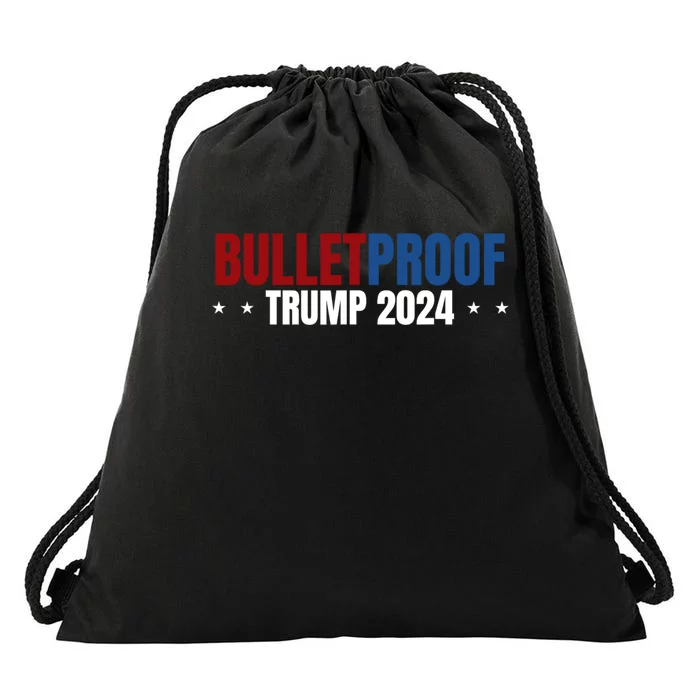 Bulletproof Trump 2024 Drawstring Bag