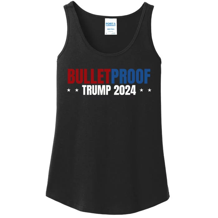 Bulletproof Trump 2024 Ladies Essential Tank