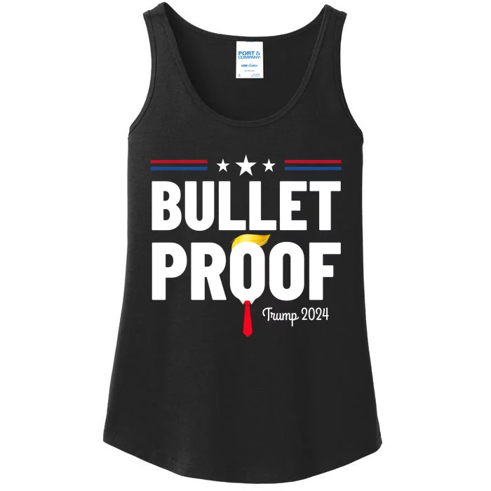 Bulletproof Trump 2024 Ladies Essential Tank