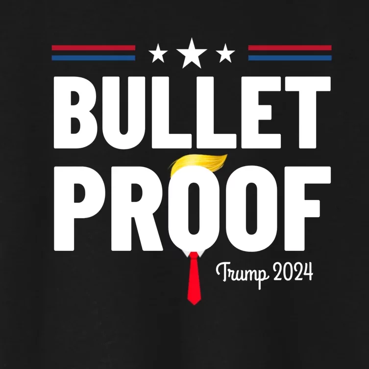 Bulletproof Trump 2024 Women's Crop Top Tee