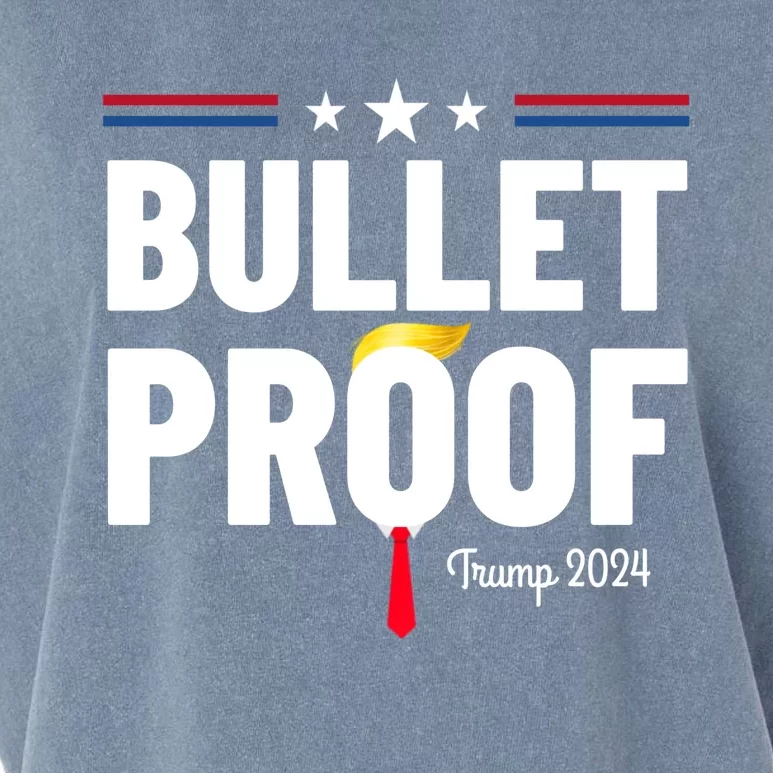 Bulletproof Trump 2024 Garment-Dyed Women's Muscle Tee