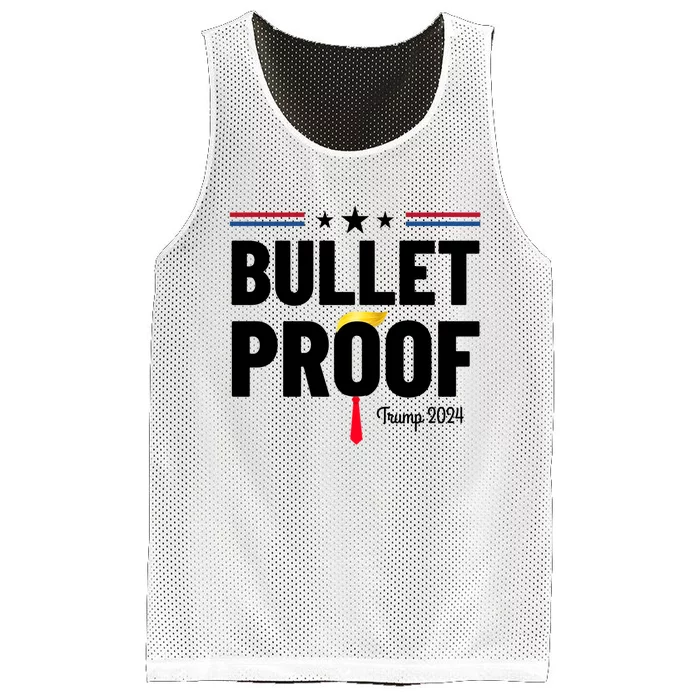 Bulletproof Trump 2024 Mesh Reversible Basketball Jersey Tank