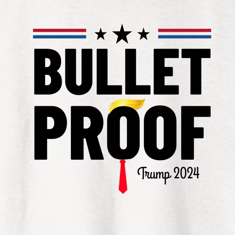 Bulletproof Trump 2024 Women's Crop Top Tee