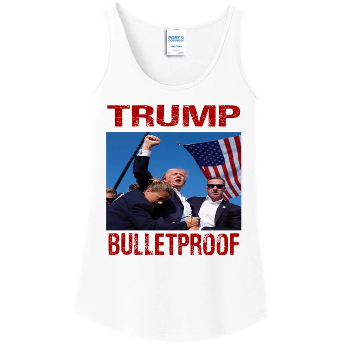 Bulletproof Trump 2024 Ladies Essential Tank