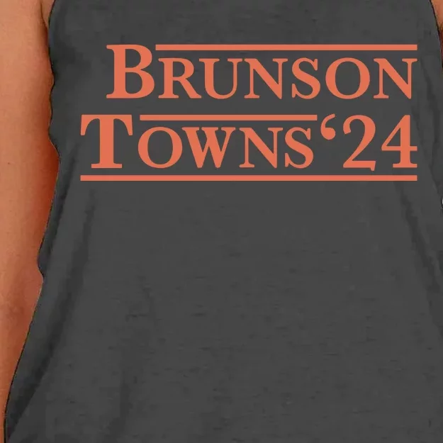 Brunson Towns 24 Women's Knotted Racerback Tank