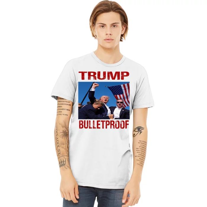 Bulletproof Trump 2024 Take America Back Pennsylvania Rally Premium T-Shirt