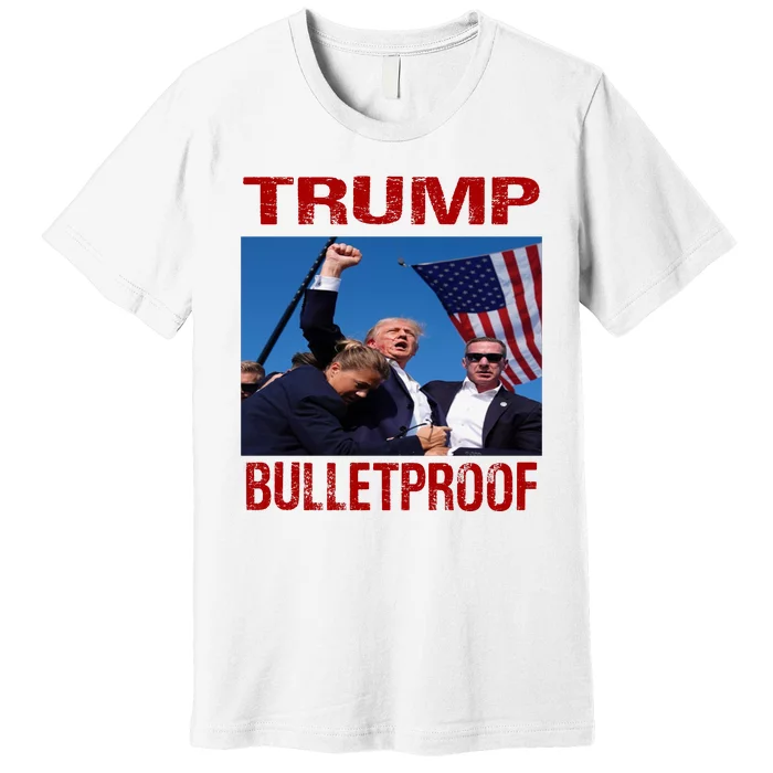 Bulletproof Trump 2024 Take America Back Pennsylvania Rally Premium T-Shirt