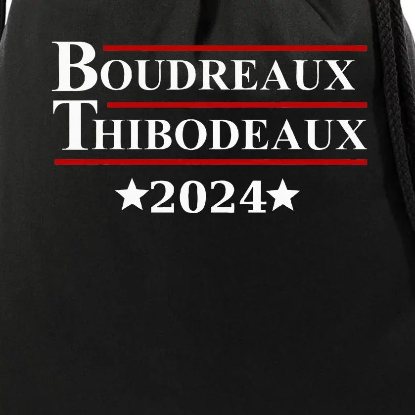 Boudreaux & Thibodeaux 2024 Funny Louisiana Election Drawstring Bag