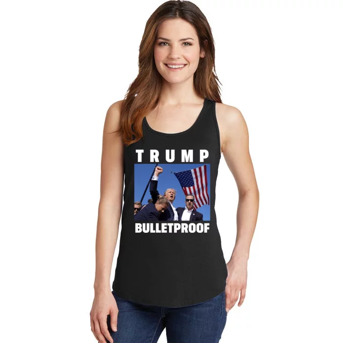 Bulletproof Trump 2024 Ladies Essential Tank