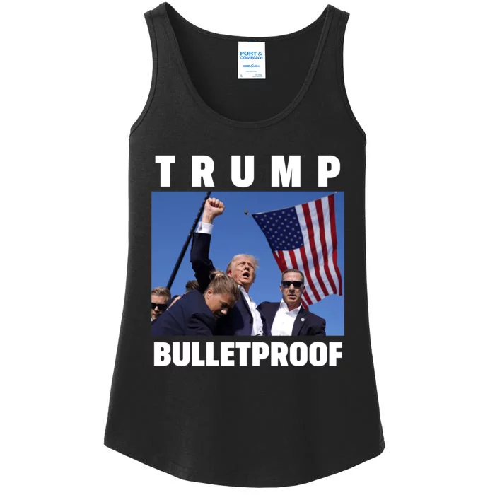 Bulletproof Trump 2024 Ladies Essential Tank