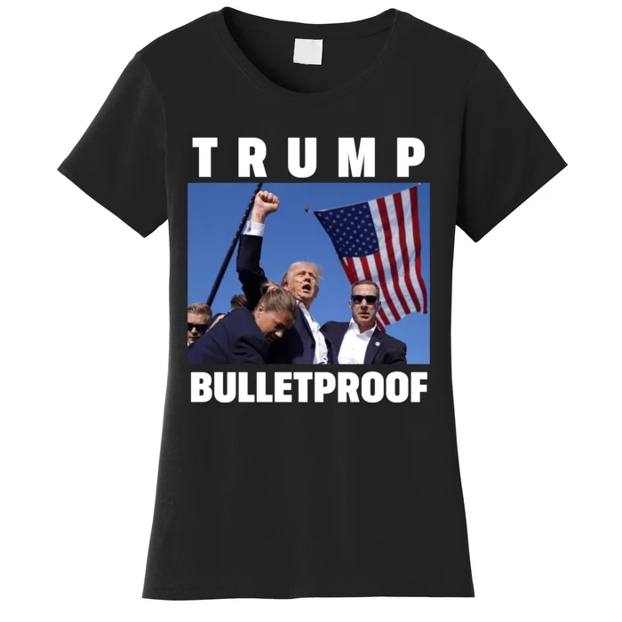 Bulletproof Trump 2024 Women's T-Shirt