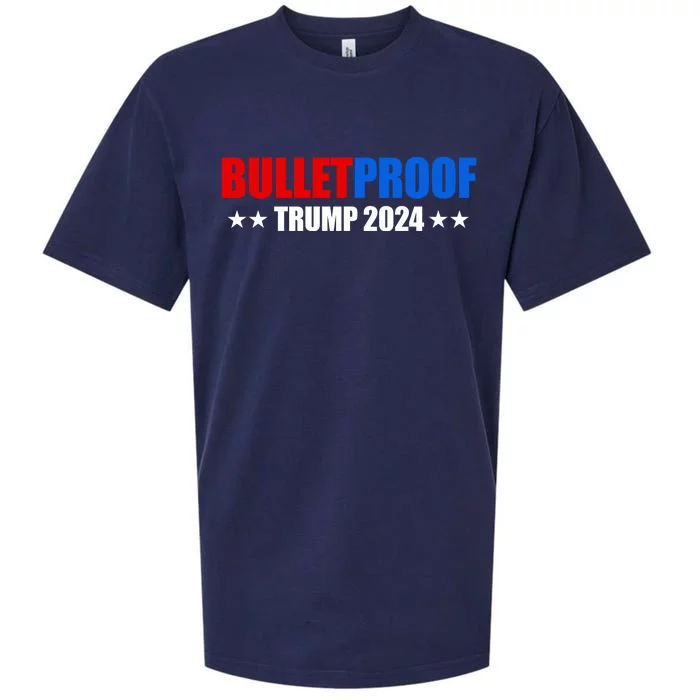 Bulletproof Trump 47 Patriotic Sueded Cloud Jersey T-Shirt