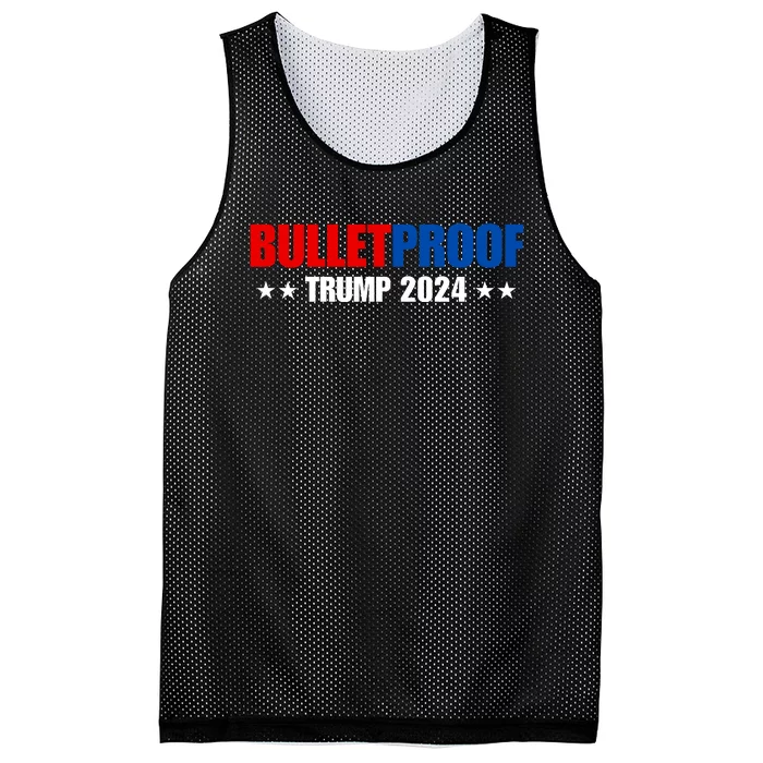 Bulletproof Trump 47 Patriotic Mesh Reversible Basketball Jersey Tank