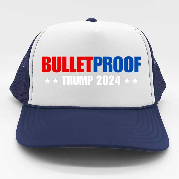 Bulletproof Trump 47 Patriotic Trucker Hat