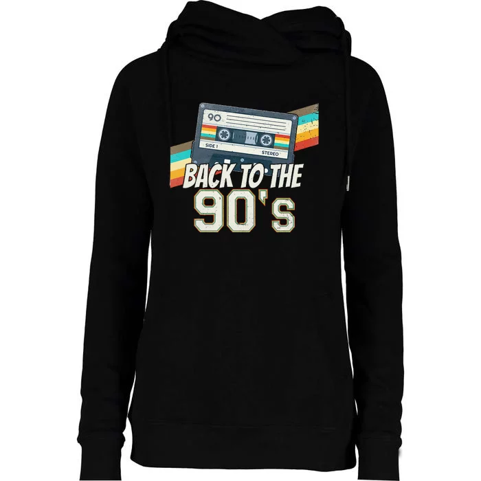 Back To 90S Womens Funnel Neck Pullover Hood