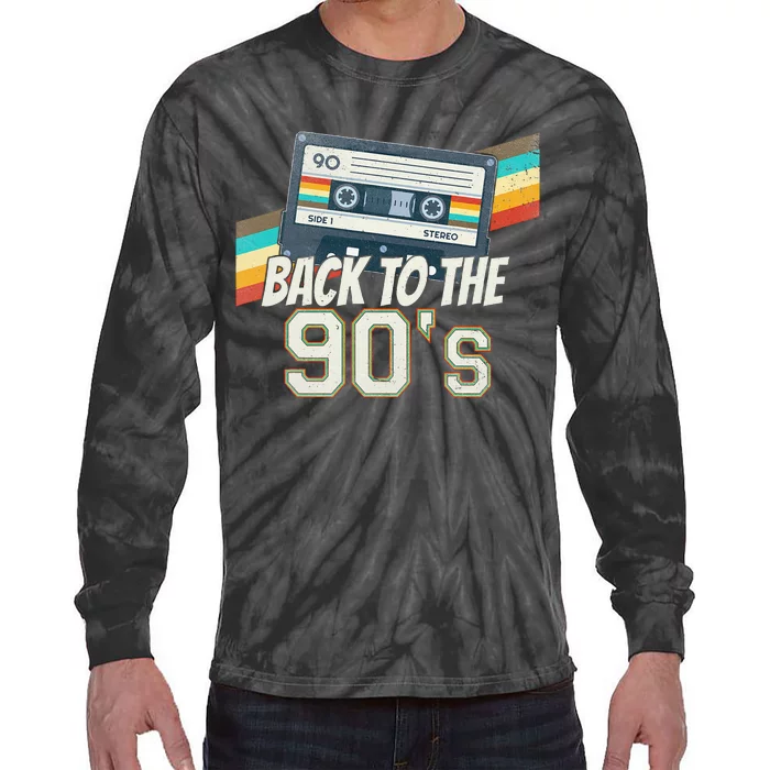 Back To 90S Tie-Dye Long Sleeve Shirt