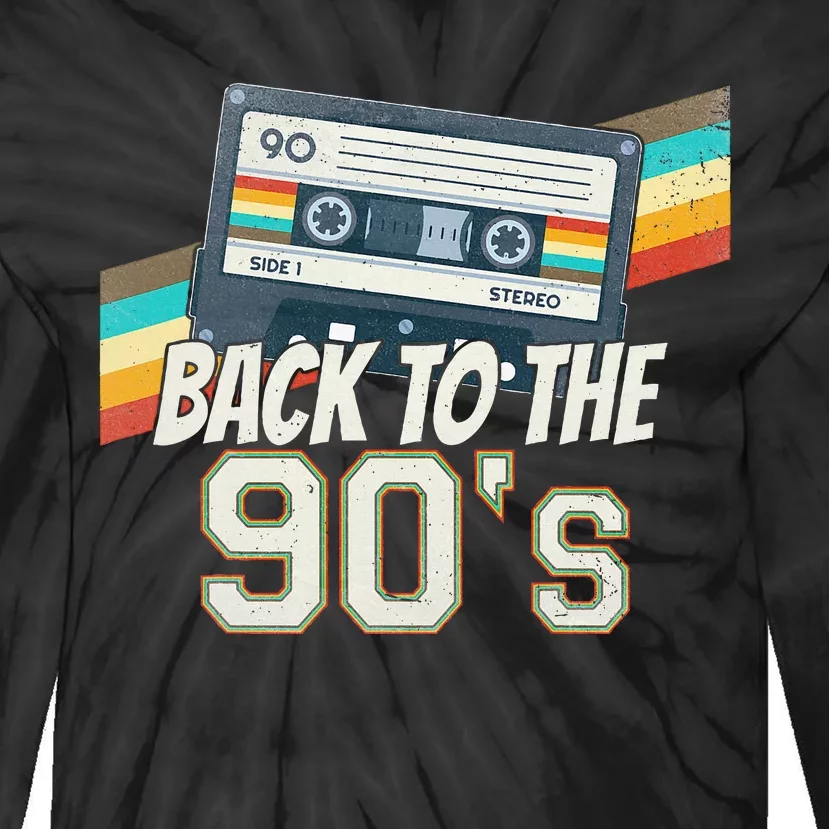 Back To 90S Tie-Dye Long Sleeve Shirt