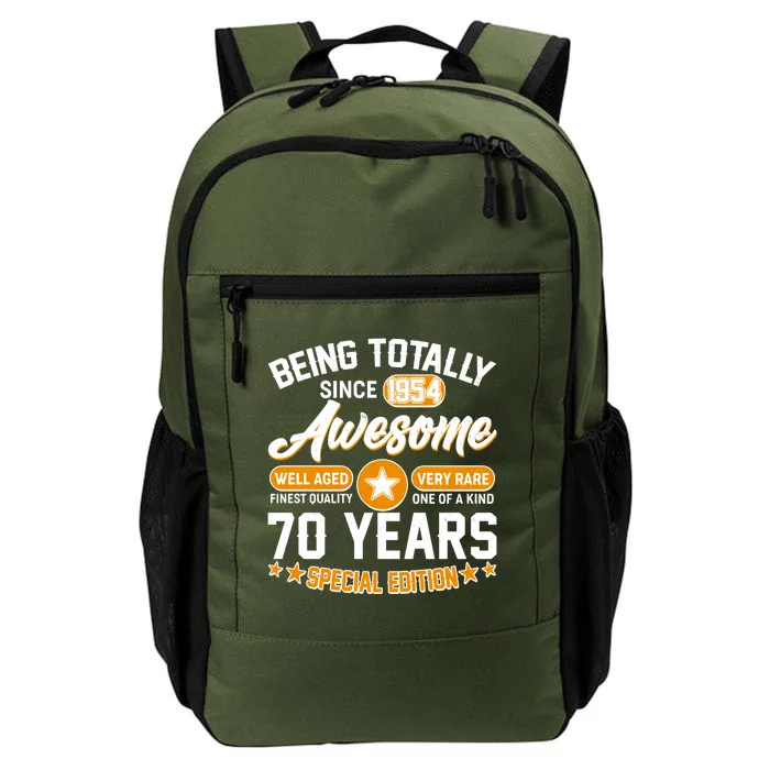 Being Totally Awesome Special Edition Since 1954 70 Years Birthday Daily Commute Backpack