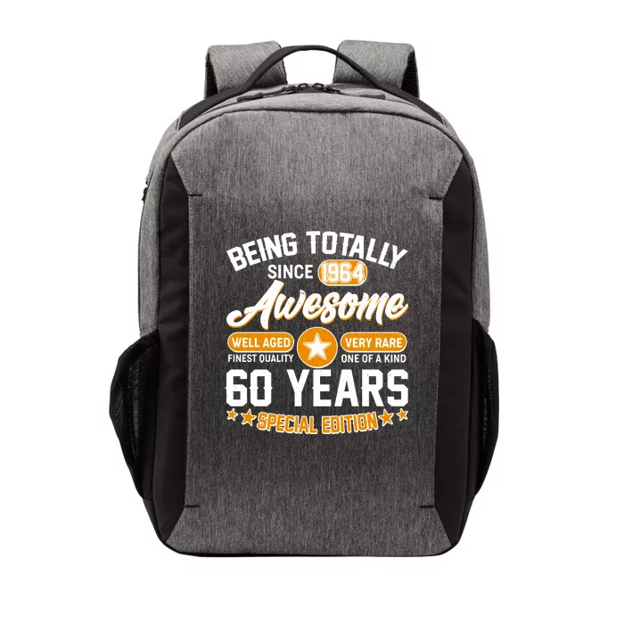 Being Totally Awesome Special Edition Since 1964 60 Years Birthday Vector Backpack