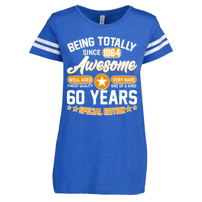 Being Totally Awesome Special Edition Since 1964 60 Years Birthday Enza Ladies Jersey Football T-Shirt