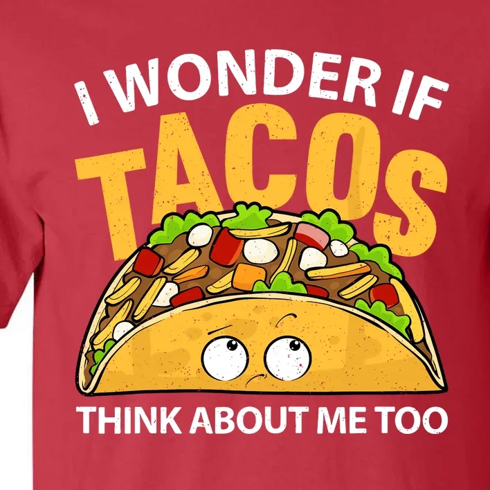 Best Taco Art For Cinco De Mayo Mexican Taco Lover Tall T-Shirt