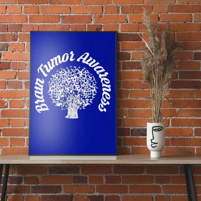 Brain Tumor Awareness Gift Happy Cancer Apparel Great Gift Poster