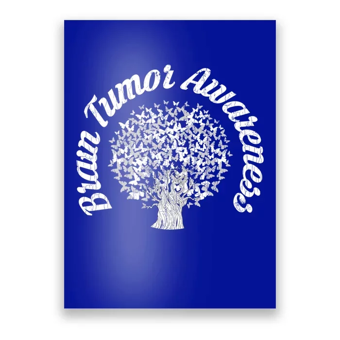 Brain Tumor Awareness Gift Happy Cancer Apparel Great Gift Poster