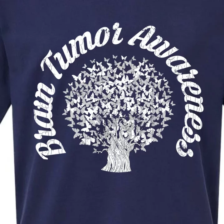 Brain Tumor Awareness Gift Happy Cancer Apparel Great Gift Sueded Cloud Jersey T-Shirt